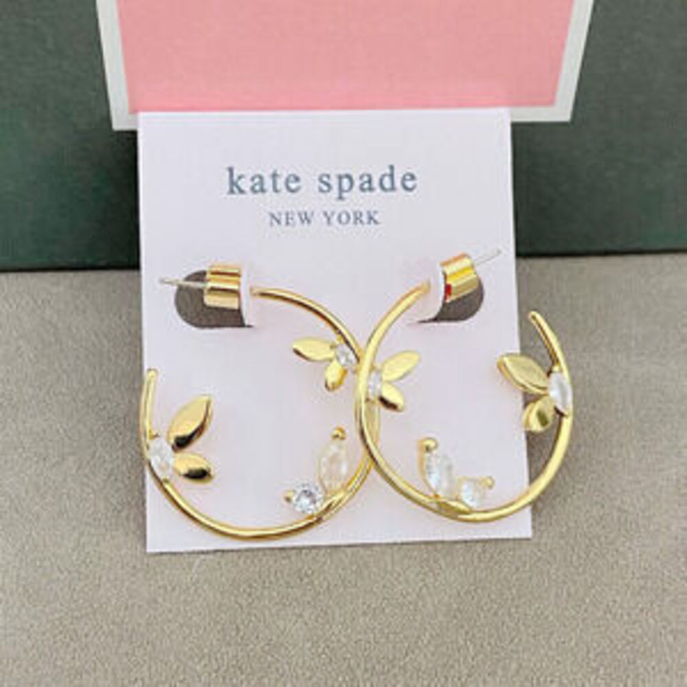 kate spade CZ Dancing Butterfly Smooth Earrings